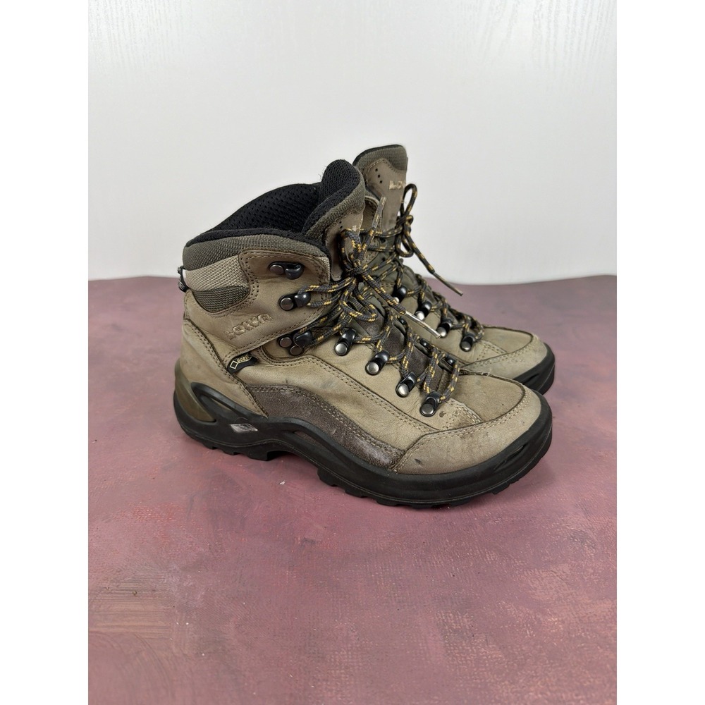 Lowa Renegade GTX Mid Gore-Tex Outdoor Trail Hiking Boots Size 6 US Vibram Women